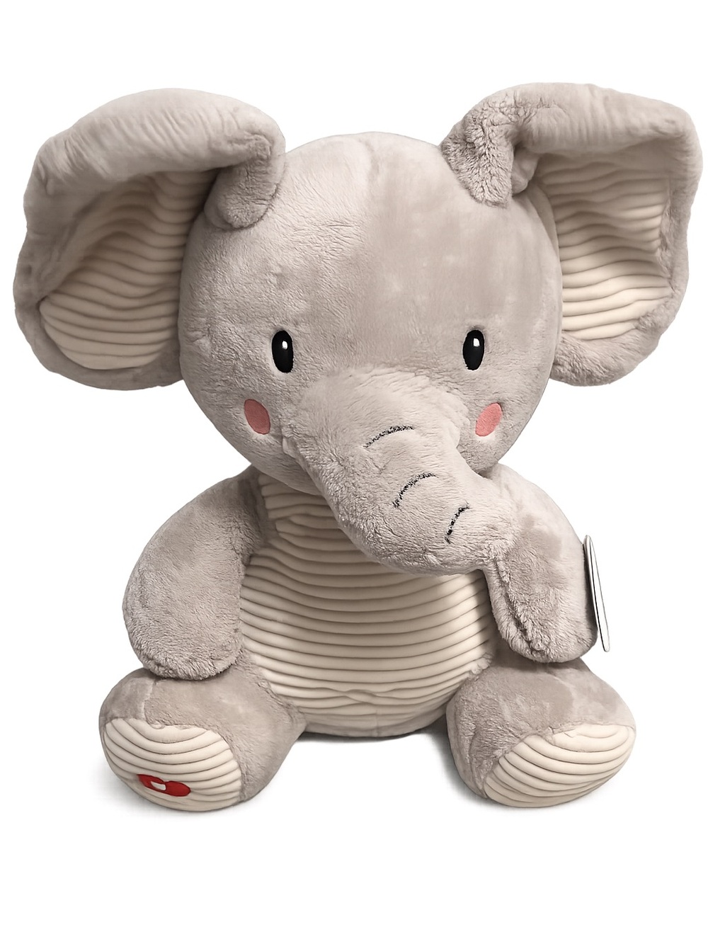 SparkCreate Imagine Peek-a-Boo Elephant Plush Gray Animated Toy 11"- NIP
